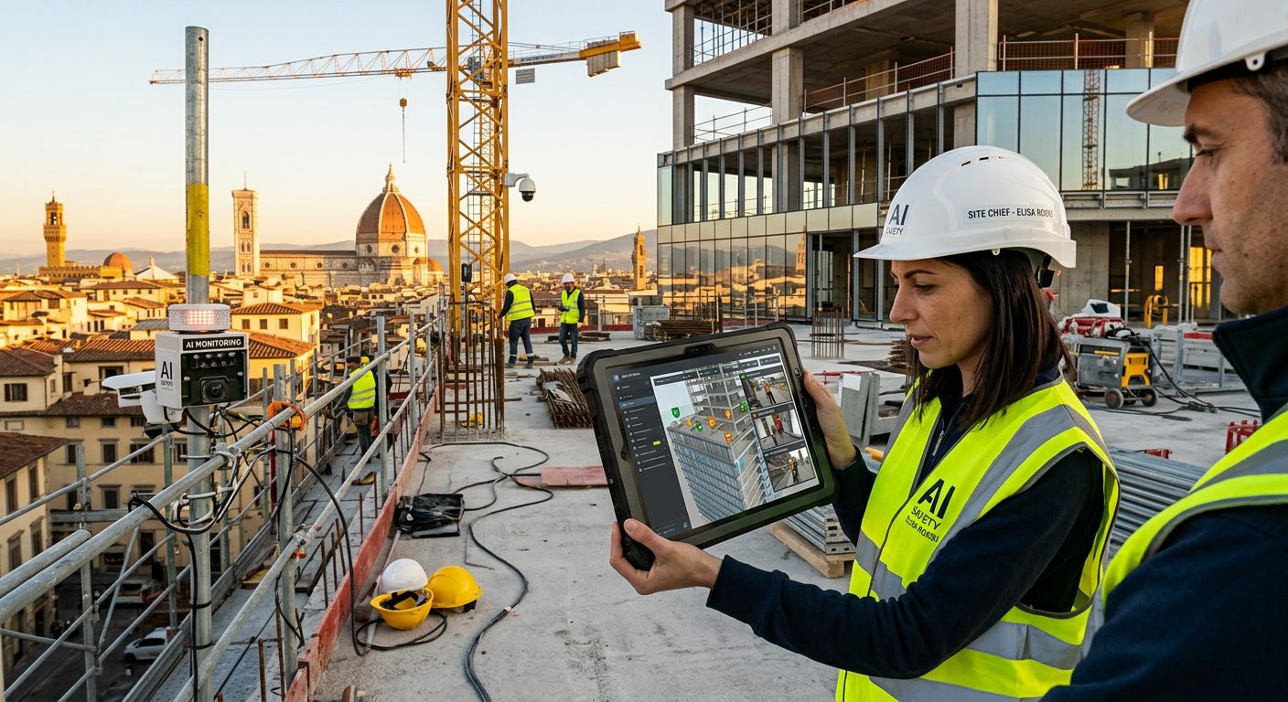 AI per edilizia e real estate - smart building e gestione cantieri intelligente